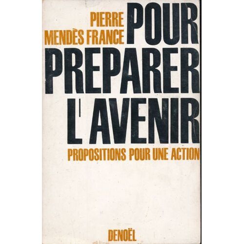 Pour Preparer L'avenir