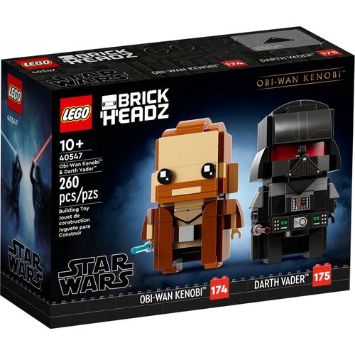 LEGO BrickHeadz - Obi-Wan Kenobi et Dark Vador - 40547