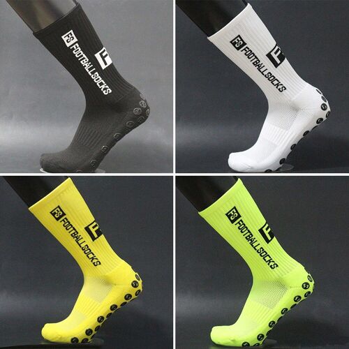 Chaussettes De Football Antidérapantes Unisexes Rondes En Silicone, Pinces À Ventouse, Chaussettes De Sport, Compétition Professionnelle, Distribution D'entraînement