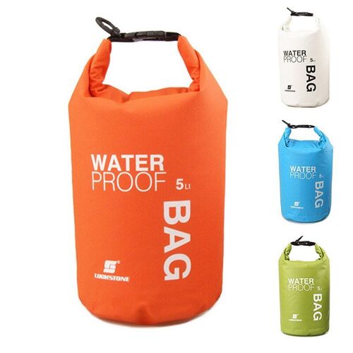 Sac Sec Étanche 2l 5l, Sac De Rangement De Natation Étanche, Seau De Rangement De Rafting De Camping Avec Sangle Réglable