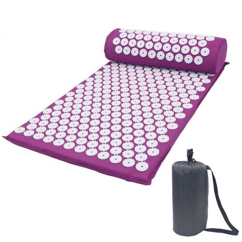 Tapis D'acupression, Soulagement De La Douleur Corporelle, Acupuncture, Pic, Yoga, Pilates, Coussin D'entraînement Avec Oreiller
