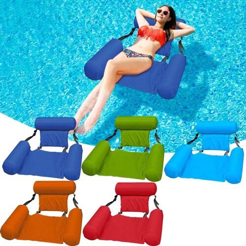 Hamac Gonflable Flottant En Pvc Pour Piscine, Matelas À Air, Chaise Longue Pour Sports D'eau, Plage, Été