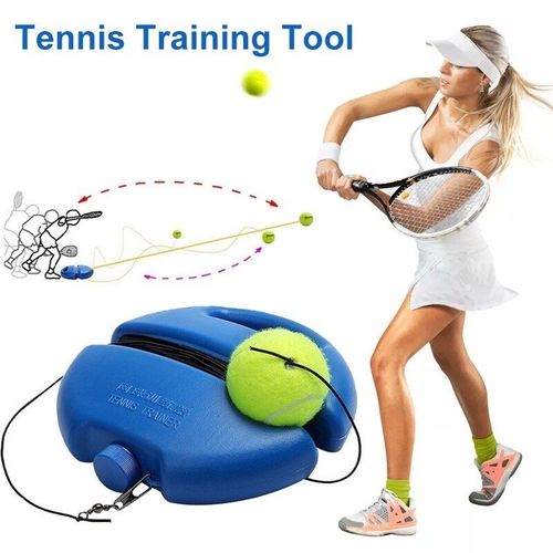 Balle De Tennis Pour Entraînement Simple, Base Arrière, Outils D'entraînement Et Exercices De Tennis, Balle À Rebond Pour L'auto-Apprentissage, Plinthe