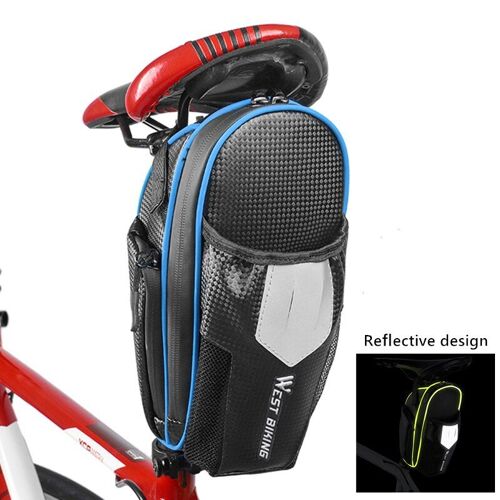 Sac De Selle Étanche Pour Vtt, Sacoche Arrière De Vélo Avec Poche Pour Bouteille D'eau, Accessoires De Cyclisme