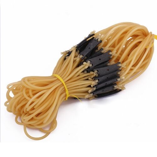Bande Élastique En Caoutchouc Pour Catapulte, 10 Pièces, Puissante, Résistante, Remplacement De Bande En Latex, Accessoire, Outils De Chasse En Plein Air