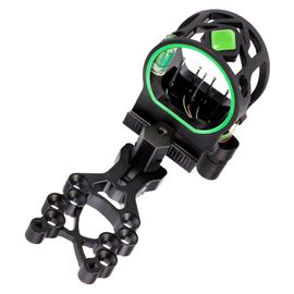 Arc De Vue Long Pôle De Cochon De Feu, 5 Aiguilles, Structure En Alliage D'aluminium Pour Arc Composé De Vue, Accessoires De Chasse