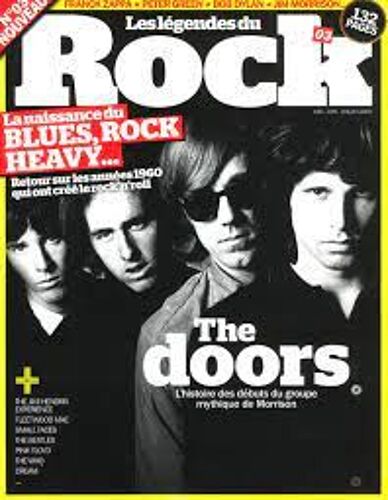 Revue Les Legendes Du Rock 03. The Doors, Jim Morrison, Jimi Hendrix, Peter Green, Bob Dylan.