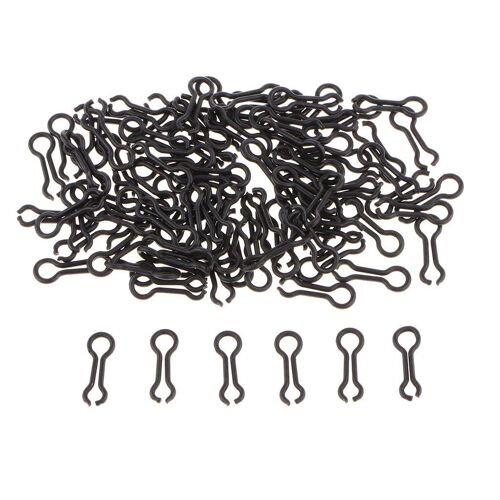 Accessoires De Pêche En Acier Inoxydable, 100 Pièces, Moule Boucles, Yeux, Fils De Plomb, Connecteur De Poids, Pesca