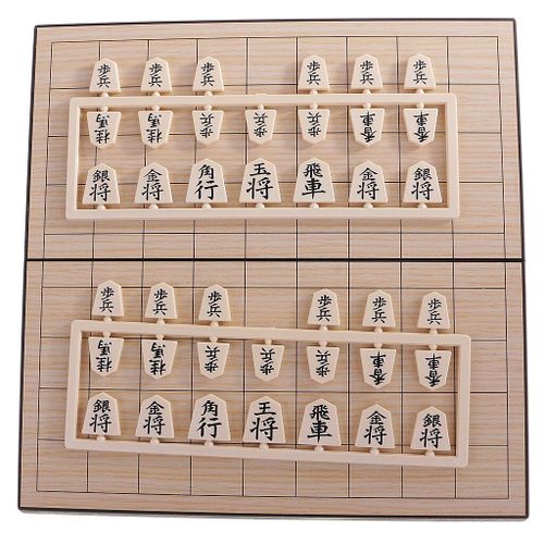 Jeu D'échecs Japonais Magnétique Classique Pliable, Ensemble De Jeux De Shogi Internationaux, Échiquier En Bois, Jeu De Table, Jouet Cadeau