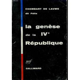 La Genèse De La 4 Ème République