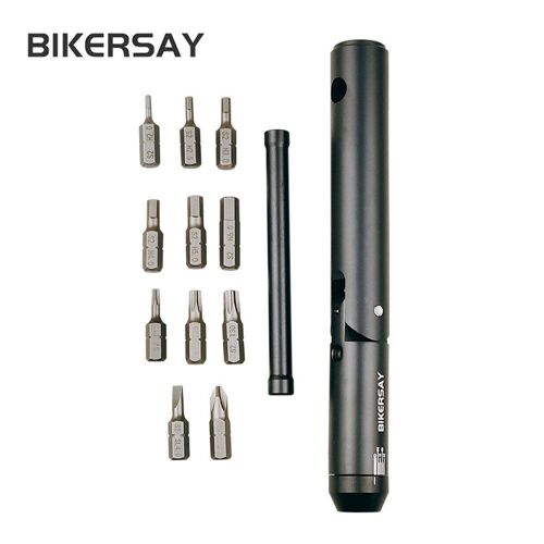 Jeu de clés dynamométriques multifonctionnelles pour vélo, avec croix hexagonale et fleurs de prunier, accessoires de cyclisme