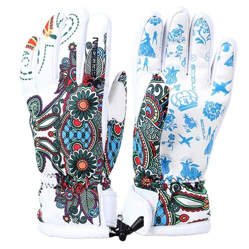 Gants De Ski Professionnels, Coupe-Vent, Imperméables, Antidérapants, De Ski, De Neige, En Coton, Chauds, Pour Hommes Et Femmes