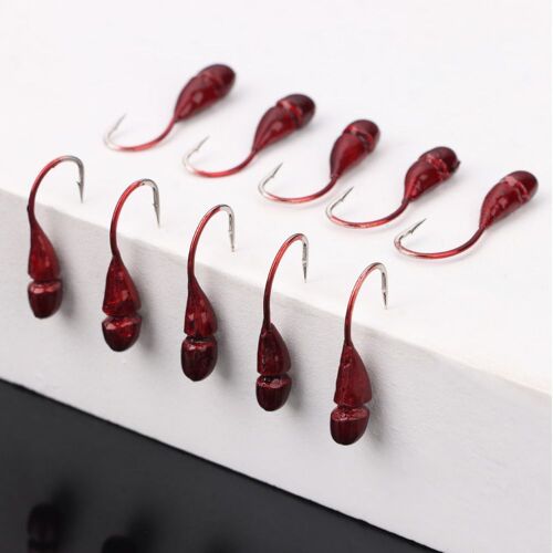Lot D'appâts Pour La Pêche En Plein Air, Lot De 10 Pièces, Hameçon Pour Attraper Des Poissons Comme Les Carpes Ou Les Vergers, Tête De Gabarit Renversée