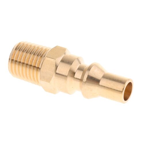 Adaptateur De Raccord Rapide Propane, Prise Mâle À Plein Débit X 1/4 ""Npt Mâle Pour Barbecue Portable Rv