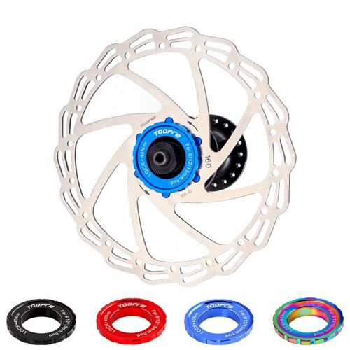 Adaptateur De Verrouillage Central À 6 Trous Pour Vélo, Système De Conversion De Verrouillage Central, Siège De Frein À Disque, Moyeu De Rotor En Alliage D'aluminium, Accessoire De Cyclisme