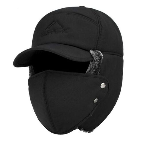 Chapeau De Bombardier Thermique À La Mode Pour Hommes Et Femmes, Casquette De Ski En Velours Plus Épais