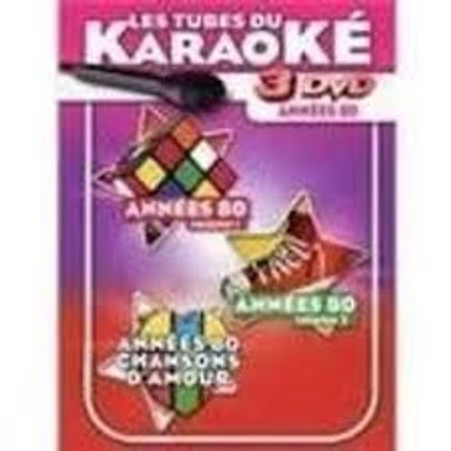 Digipack 3 Dvd - Karaoké Années 80 Vol.1 Et Vol.2 Et Dvd Années 80 Chansons D' Amour