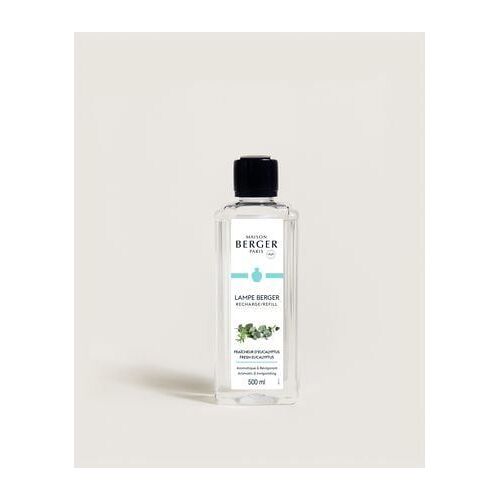 Maison Berger - Recharge lampe Berger Fraîcheur d'Eucalyptus 500ml - Blanc