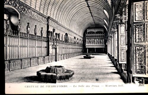Carte Postale De Pierrefonds (Oise) Le Château : La Salle Des Preux