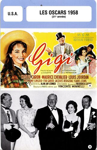 Fiche Monsieur Cinema Les Oscars 1958