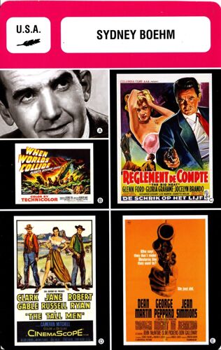 Fiche Monsieur Cinema Sydney Boehm