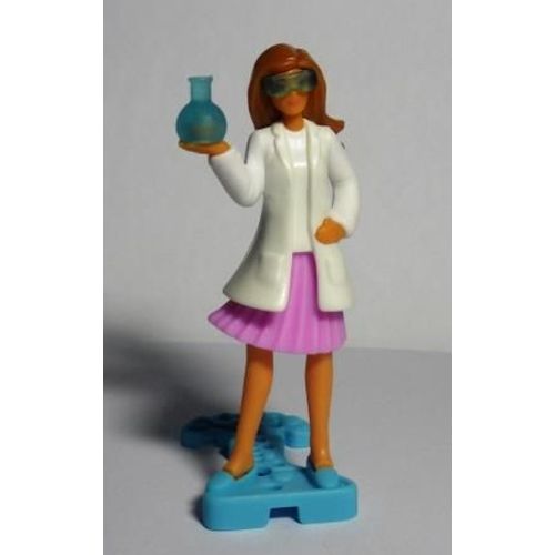 Figurine "Kinder" (2023) - Série; Barbie / N° 3 - Barbie Scientifique ( Vd403 / Vd 403 ) Avec Bpz