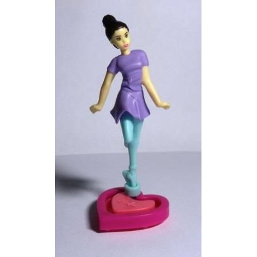 Figurine "Kinder" (2023) - Série: Barbie / N° 2 - Barbie Patineuse ( Vd402 / Vd 402 ) Avec Bpz