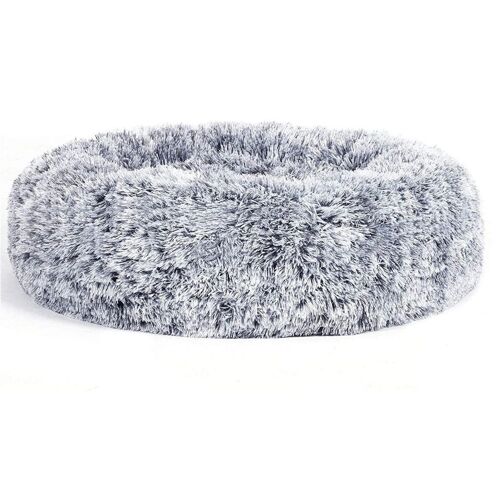 Panier Pour Chien Lit Pour Chat Tissu Peluche 60 Cm Gris Helloshop26 12_0001217