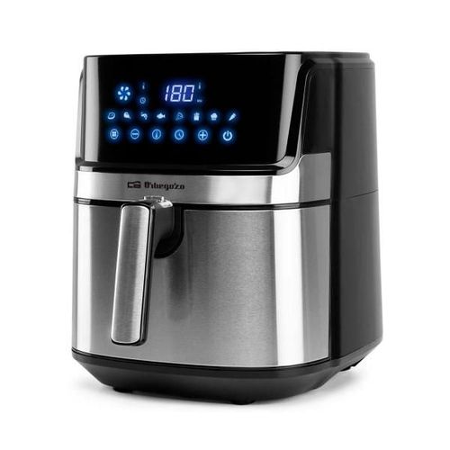 Orbegozo FDR 67 friteuse Unique 5,5 L Autonome 1700 W Friteuse d'air chaud Noir, Acier inoxydable