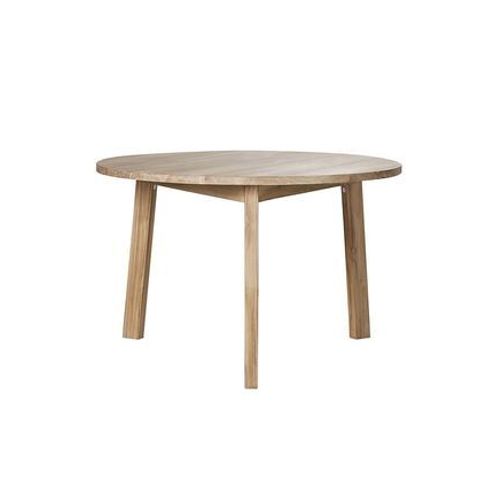 Aldo Table En Teck Massif Ronde 4 Pers.