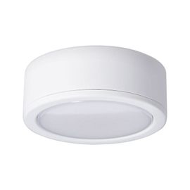 Spot De Meuble Blanc Led Ip44, 2 Modes De Fixation, Cct