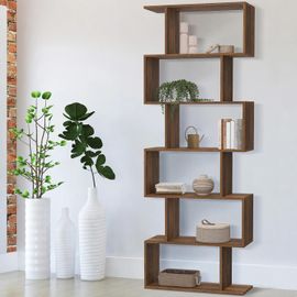 Etagère Bibliothèque Sofia Forme S Effet Noyer 189 Cm