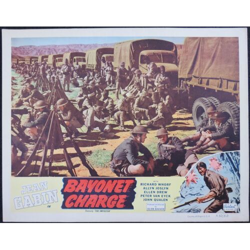 Jean Gabin - L'imposteur - Julien Duvivier - Film Guerre 1943 - 1 Photo Originale D'exploitation De Cinéma Usa - Petite Affiche 27,9x35,6 Cm * Lobby Card - Jean Gabin ; Ellen Drew ; Richard Whorf