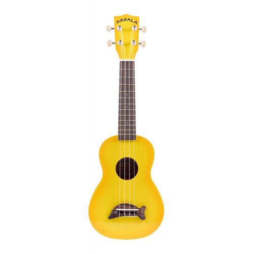 Kala Makala Dolphin Jaune Dégradé (+ Housse) - Ukulele Soprano