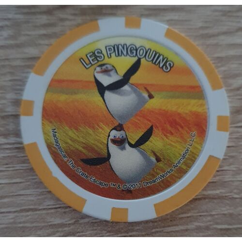 Jeton "Les Pingouins" 11/24 Dreamworks Cora