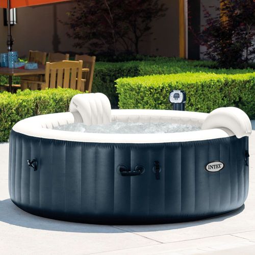 Pure spa 4 places intex led couleur - bulles, système anti-tartre