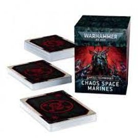 Warhammer 40,000 ( 40k ) : Cartes Techniques - Chaos Space Marines V9
