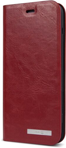 Doro Etui à rabat - Protection à Rabat Pour Téléphone Portable - Rouge - Pour Doro 8035