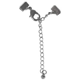 Fermoir - Clip P. Rubans, Assemblé Compl., Platine, P. Rubans 10mm, 1pièce