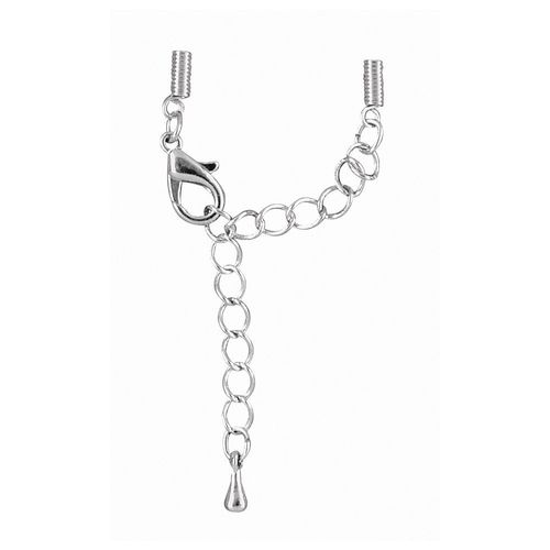 Fermoir À Spirale Avec Carabinier, Platine, 1mm, 2 Pces