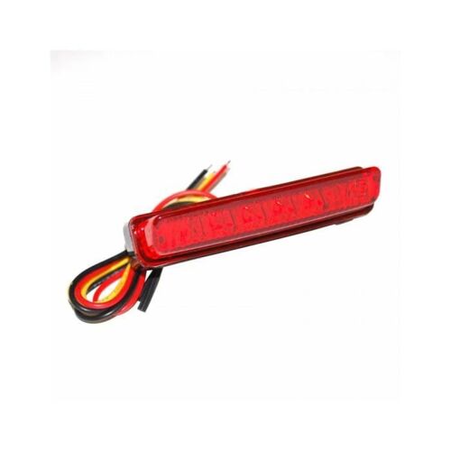 Mini Feu Arrière À Led Rouge 12v Replay Type Barrette Pour Moto 50 À Boite
