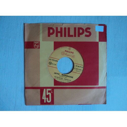 Jacqueline Francois Java Mondaine/La Chanson Des Rues (Salvador /Vian )