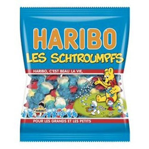 Sachet Bonbons Schtroumpfs Haribo 120 G. Taille Unique