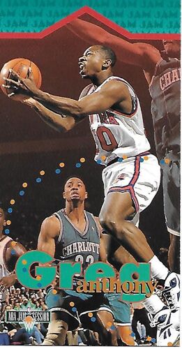 Carte Nba Jam Session 95/96 - Greg Anthony - N° 111
