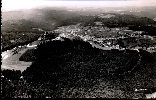 Carte Postale De Dabo (Moselle) Le Rocher, La Chapelle Saint-Léon Et La Ville