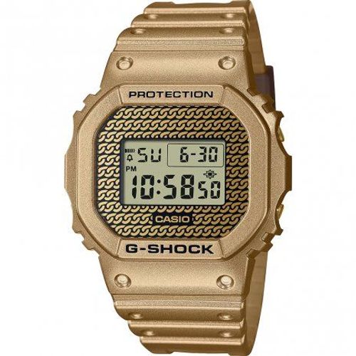 G-Shock Classic Style Dwe-5600hg-1er Hip Hop Gold Chain Montre 43.8 Mm