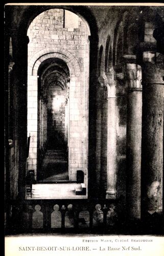 Carte Postale De Saint-Benoit Sur Loire (Loiret) La Basse Nef Sud