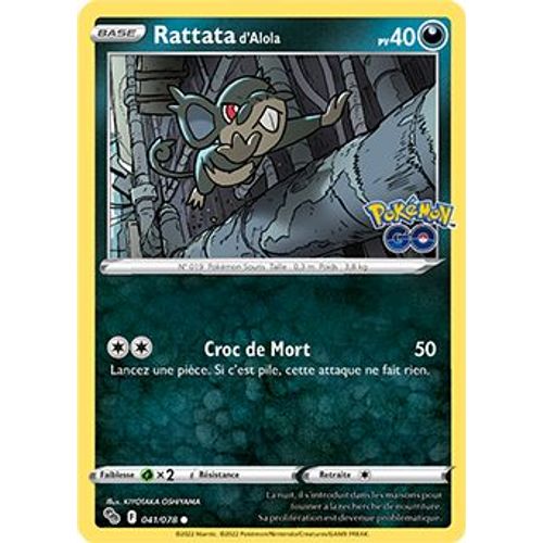 Rattata D'alola - 041/078 - Pokemon Go