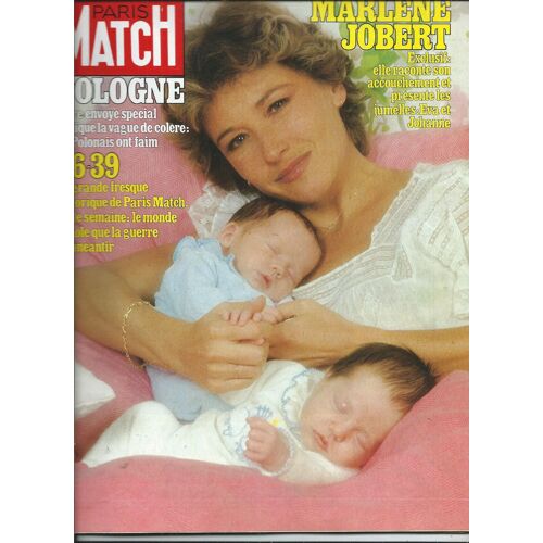 Paris Match 29/08/1980 Marlène Jobert, Charlotte Rampling & Jean-Michel Jarre, Dlilaa Di Lazzaro, Charles Vanel, Louis De Funès, Jaqueline Maillan, Johnny Hallyday, Vartan, Piaf, Maurice Chevalier