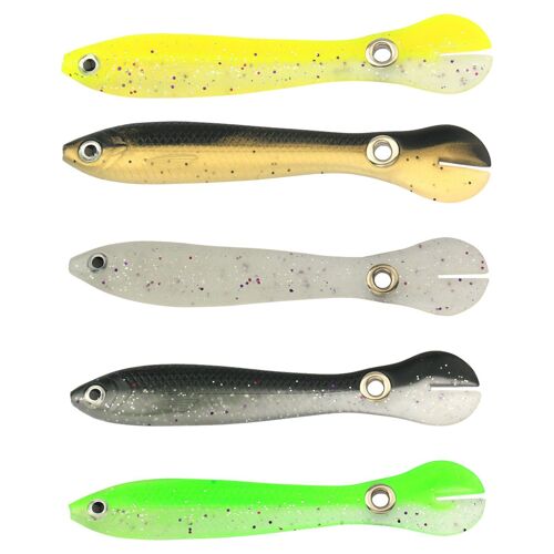 5/10/15pcs Doux Lumineux Bionique Leurre De Pêche 6g Souple Artificiel Loach Pêche Leurre T-Tail Leurre Appât Bionique Natation Leurres